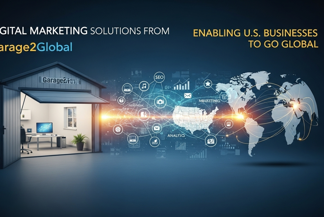 Garage2Global team providing digital marketing solutions for U.S. businesses